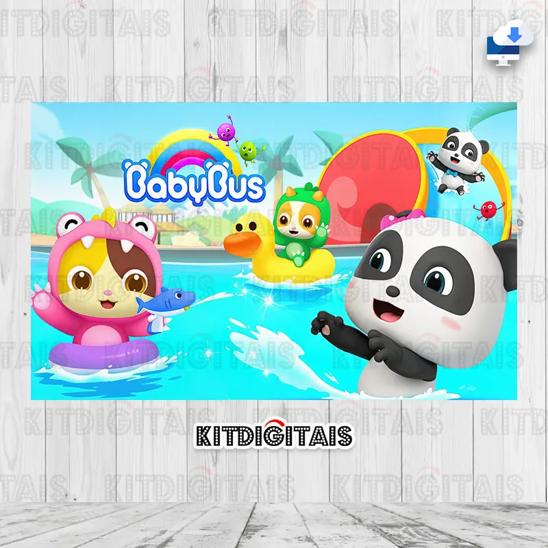 Baby Bus Painel Festa Aniversário Infantil