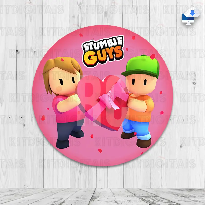 Stumble Guys Painel Festa Aniversário Infantil