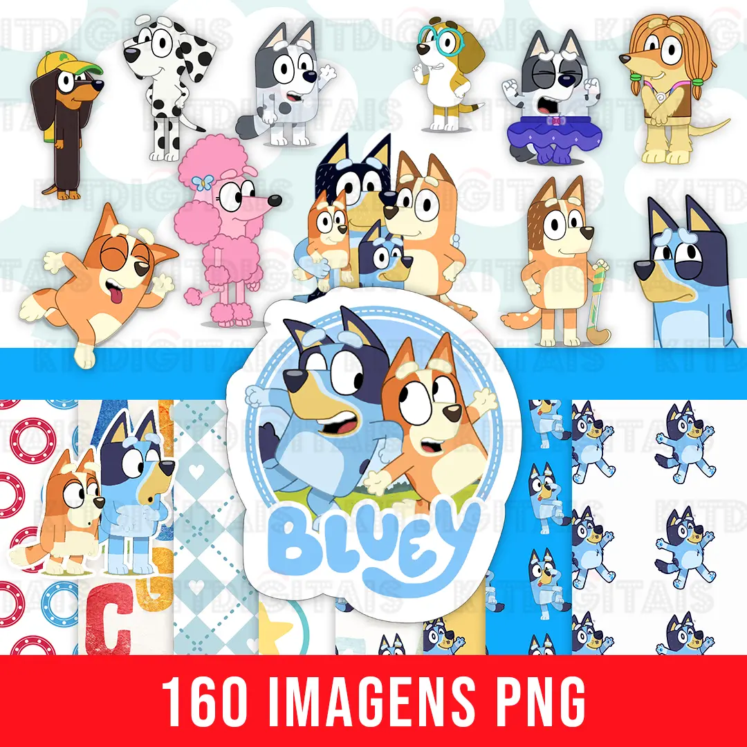Kit Digital As Aventuras de Bluey