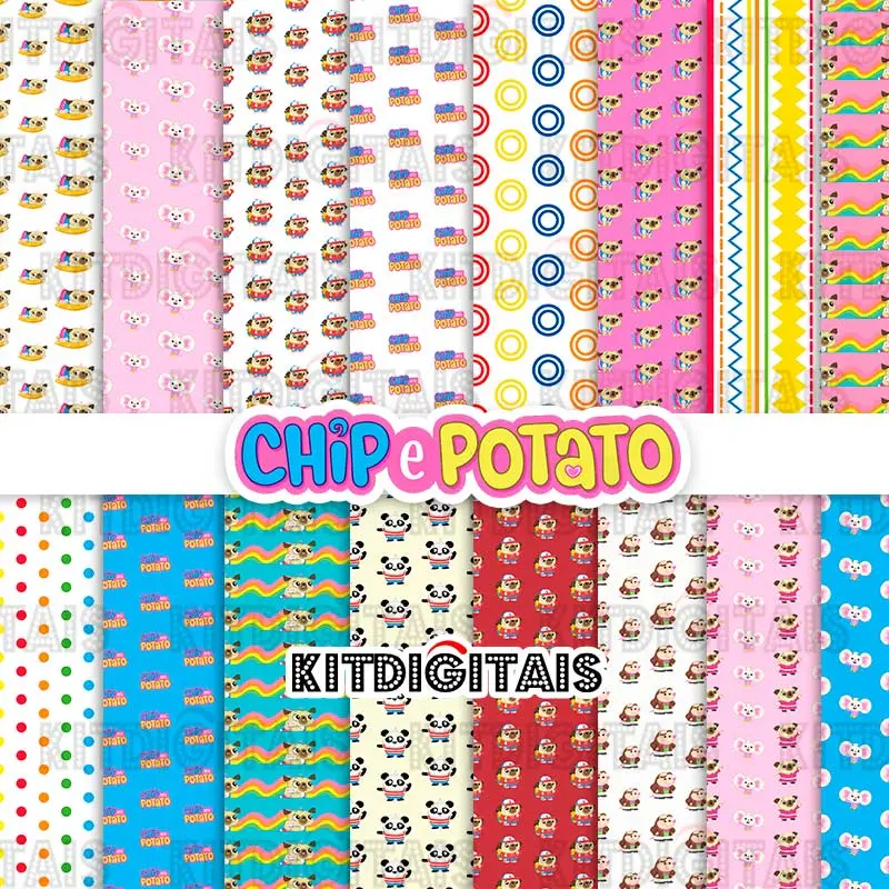 Chip an Potato Papel Digital