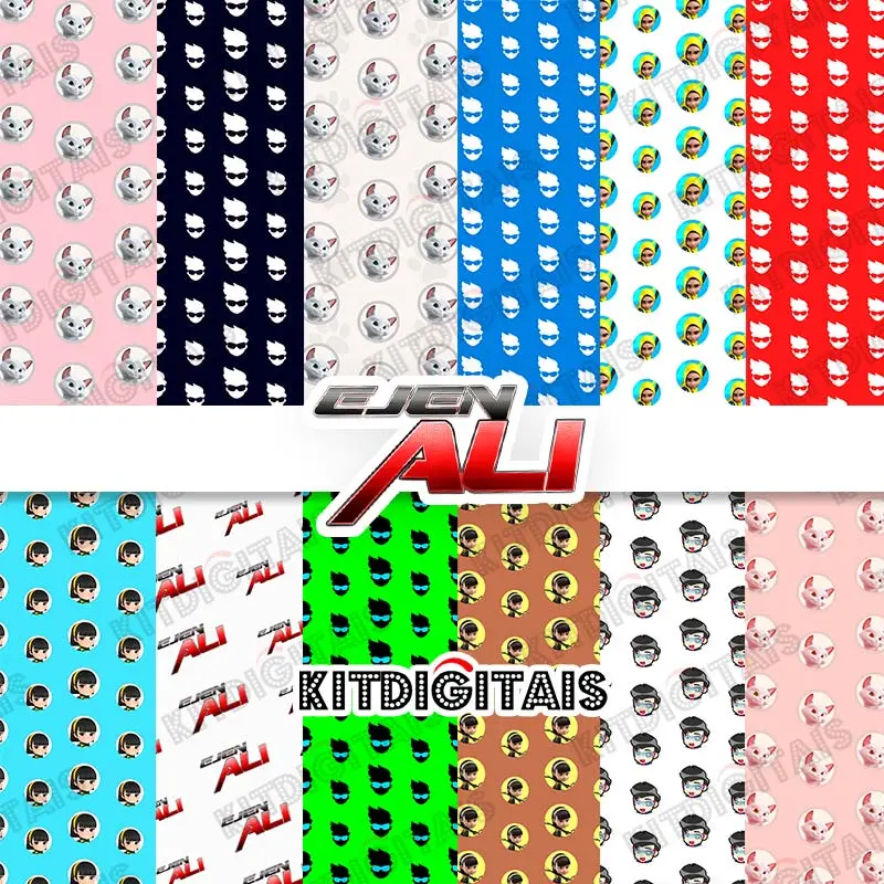 Ejen Ali Papéis Digitais