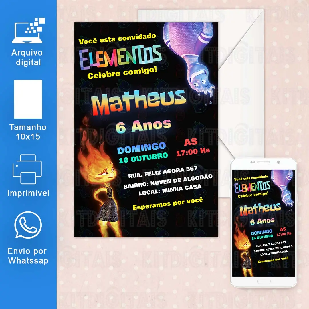 Elementos Convite Digital Whatsapp Elementos Convite Digital Whatsapp