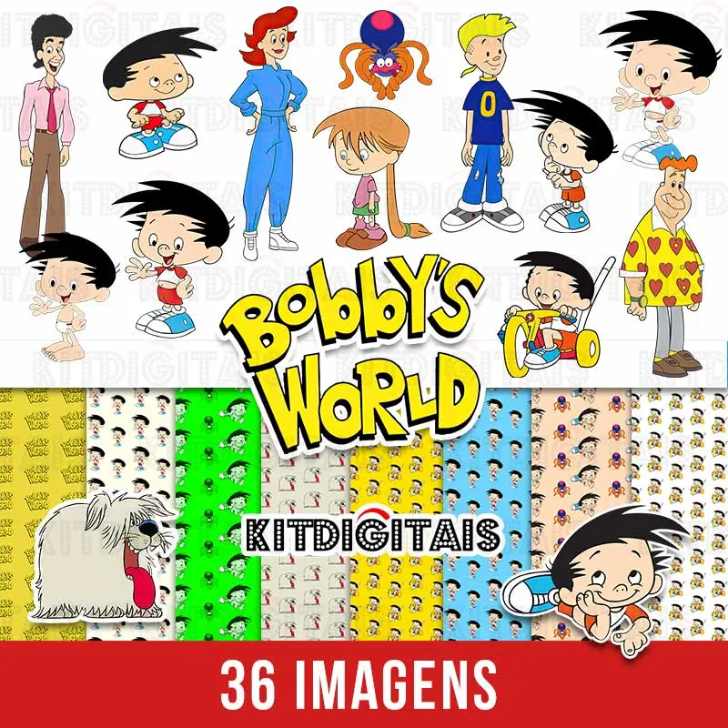 Kit Digital Fantastico Mundo de Bobby