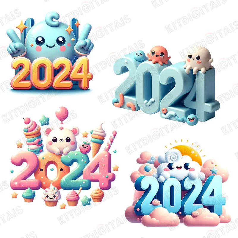 Feliz Ano Novo 2024 Png