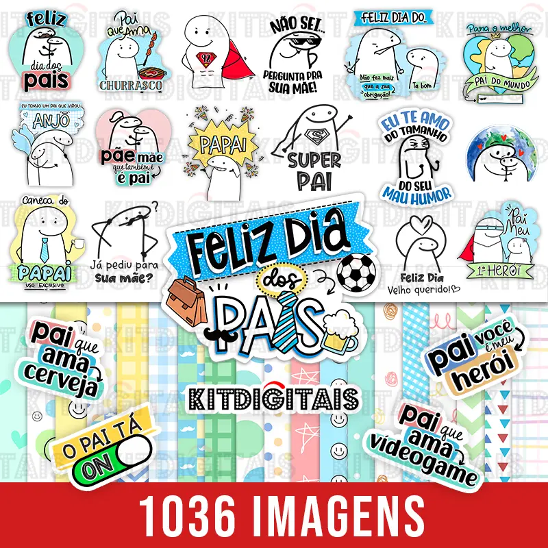 Kit Digital Flork Dia dos Pais