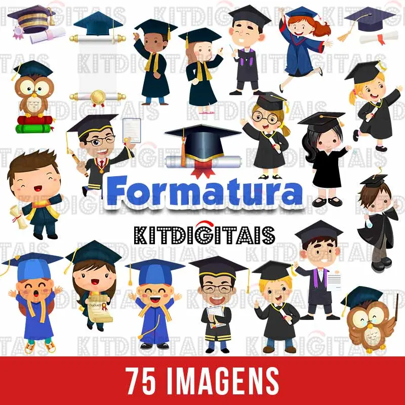 kit Digital Formatura Clipart