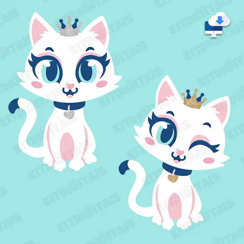 Gatinha Princess Kawaii Cute
