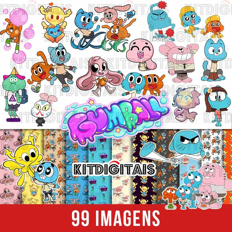 Kit Digital O incrivel Mundo de Gumball