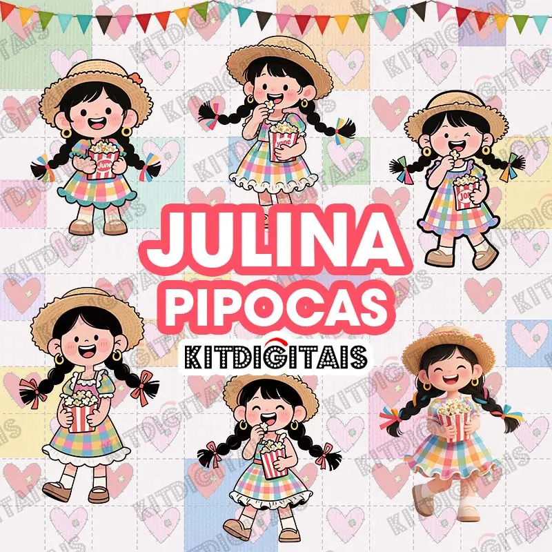 Julina Pipoca - Festa Junina Png