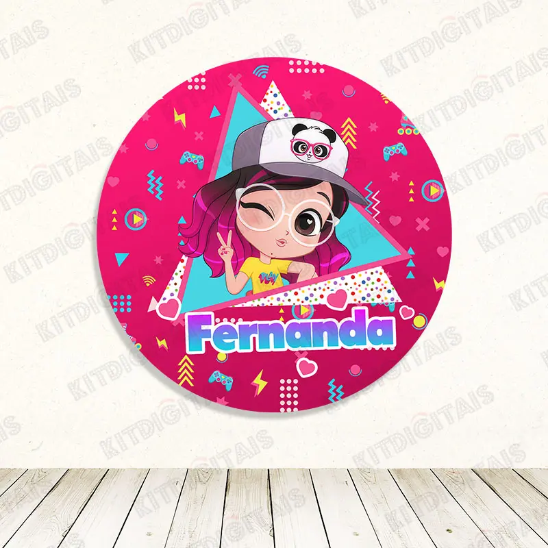 Luluca Game Painel Digital Redondo com Nome Mod2