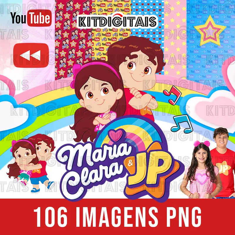 Kit Digital Maria Clara e JP Kit Digital Maria Clara e JP