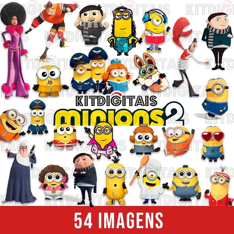 Kit Digital Minions 2 A origem de Gru