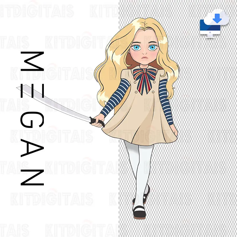Arquivo Digital Megan Clipart Png Mod2