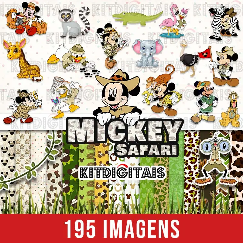 Kit Digital Mickey Safari Kit Digital Mickey Safari