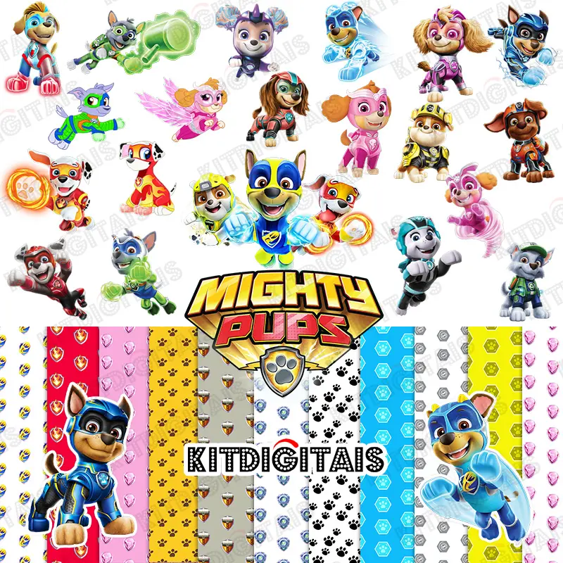 kit Digital Patrulha Canina Super Filhotes