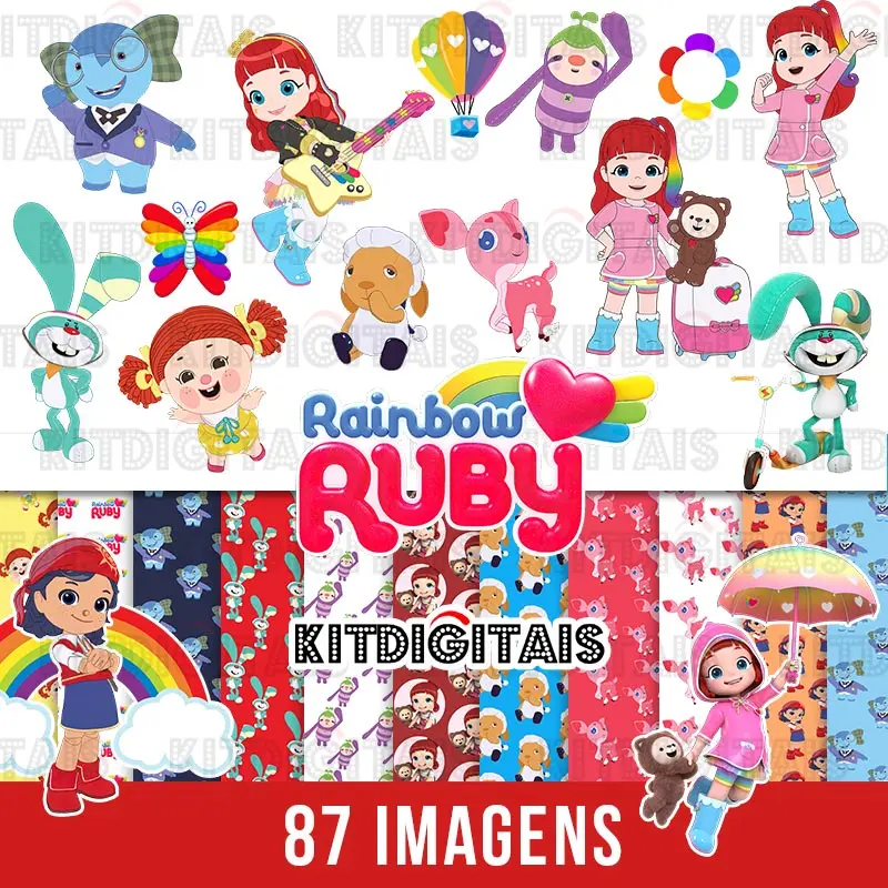 kit Digital Rainbow Ruby