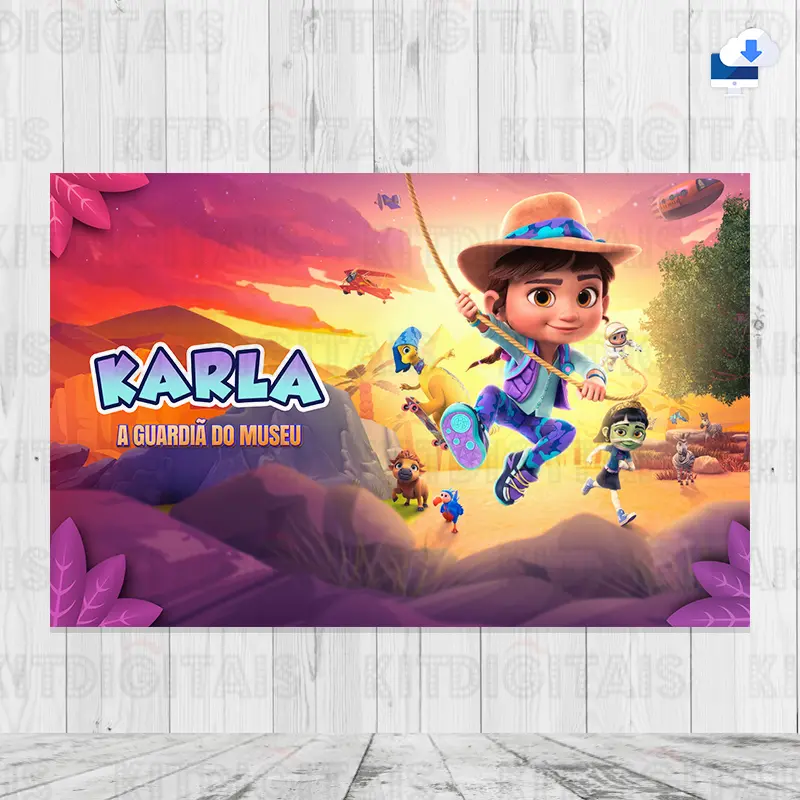 Ridley Jones Painel Digital com Nome