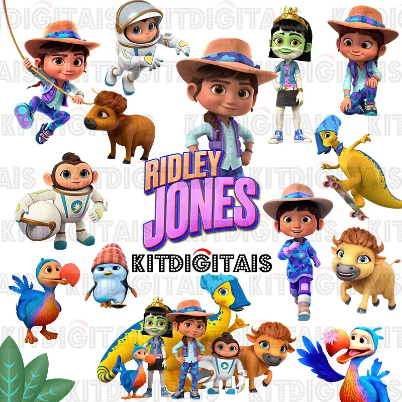 kit Digital Ridley Jones a Guardiã do Museu kit Digital Ridley Jones a Guardiã do Museu