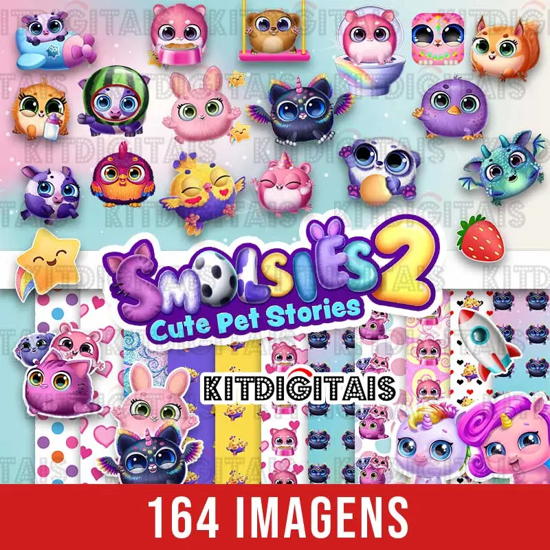 Kit Digital Smolsies My Cute Pet