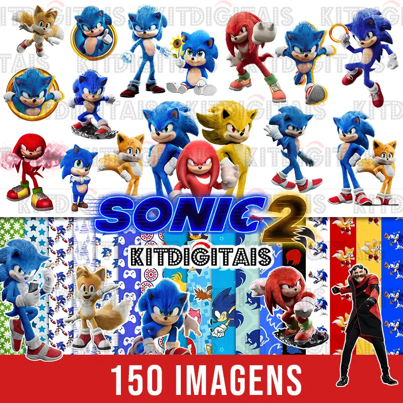 Kit Digital Sonic 2 Filme Kit Digital Sonic 2 Filme
