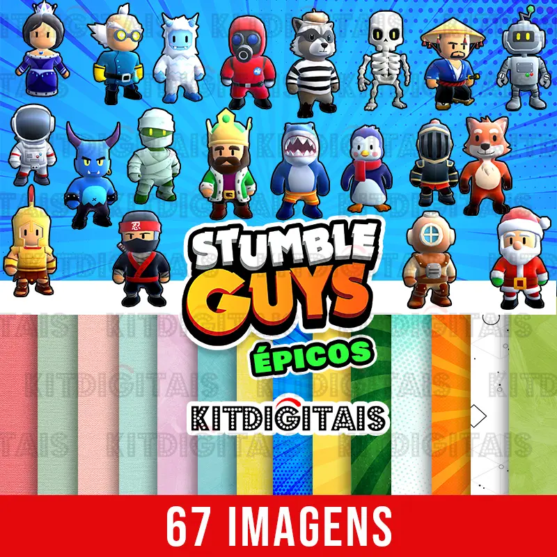 Kit Digital Stumble Guys Imagens Png