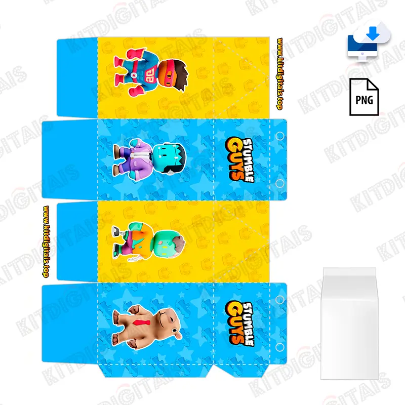 STUMBLE GUYS CAIXA MILK MOD3