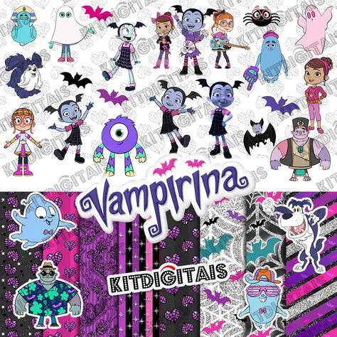 VAMPIRINA PNG E PAPÉIS DIGITAIS