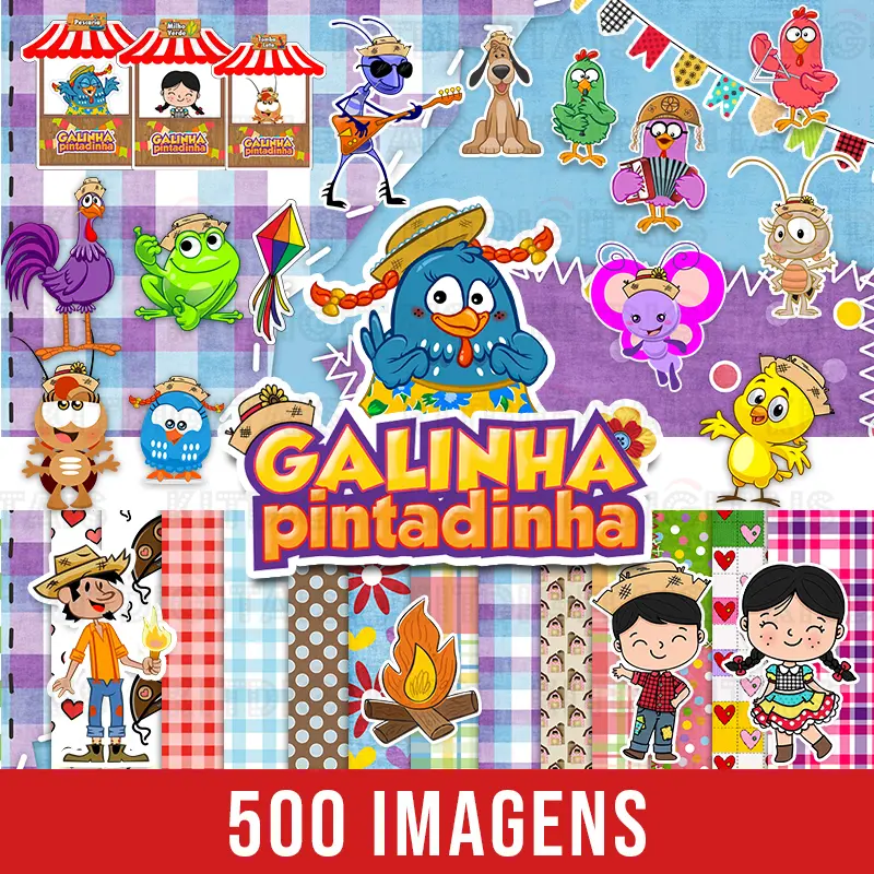 Kit Digital Galinha Pintadinha Festa Junina Kit Digital Galinha Pintadinha Festa Junina