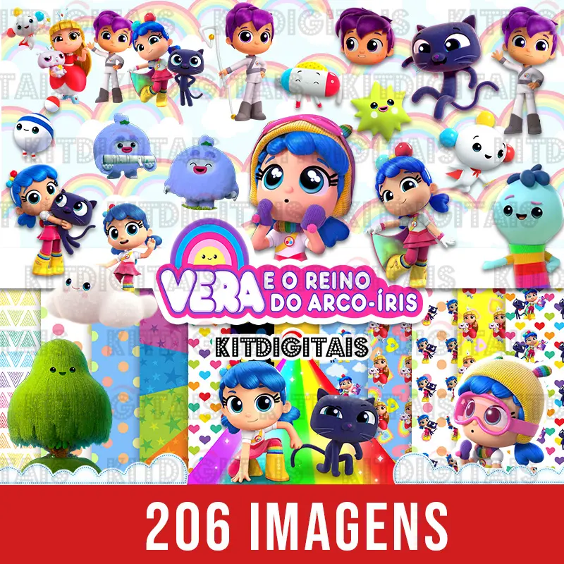 Kit Digital Vera e o Reino do Arco Íris 