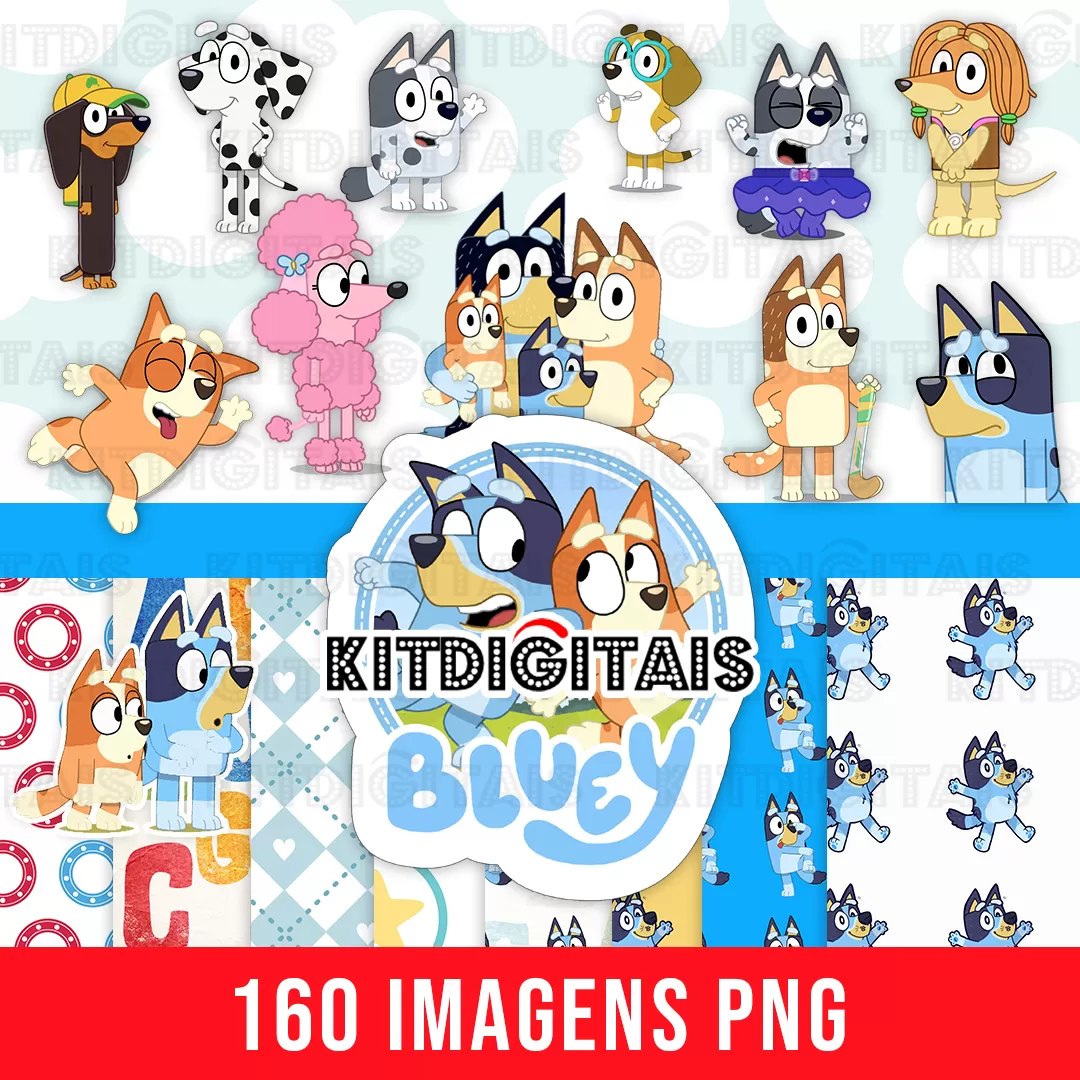 Kit Digital As Aventuras de Bluey