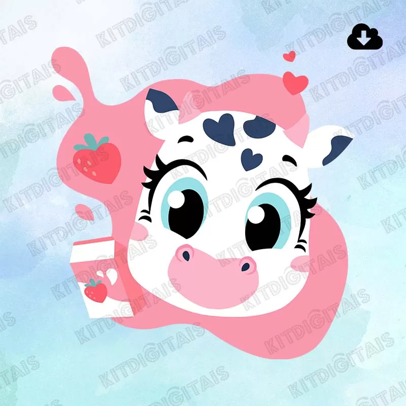 Moo Kawaii Strawberry