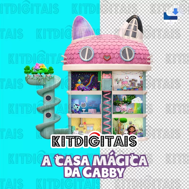 Casinha A Casa Magica da Gabby
