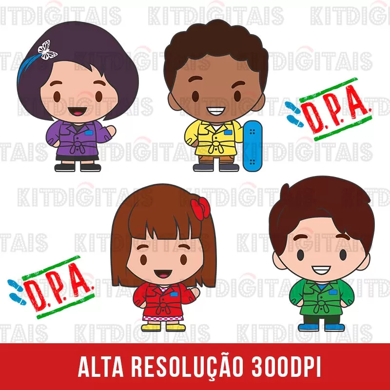 D.P.A Brisa, Flor, Zeca, Max