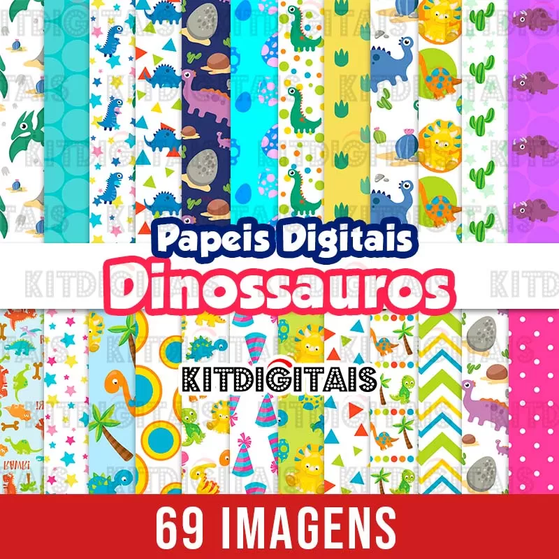Papéis Digitais Dinossauros