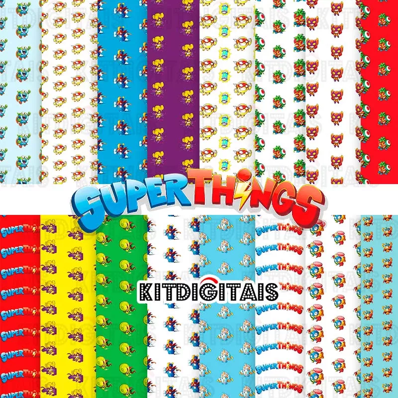 Super Things Papéis Digitais