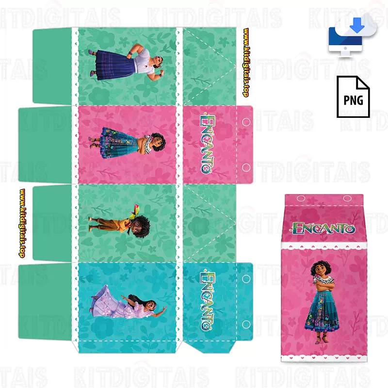 Caixa Milk Encato Disney