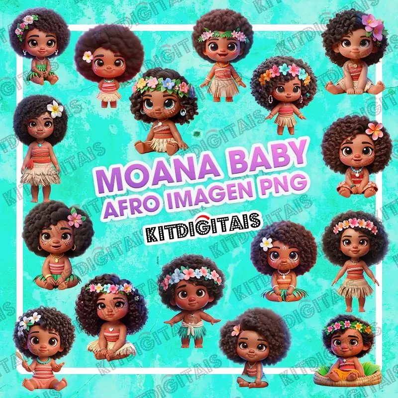 Moana Png Baby Afro