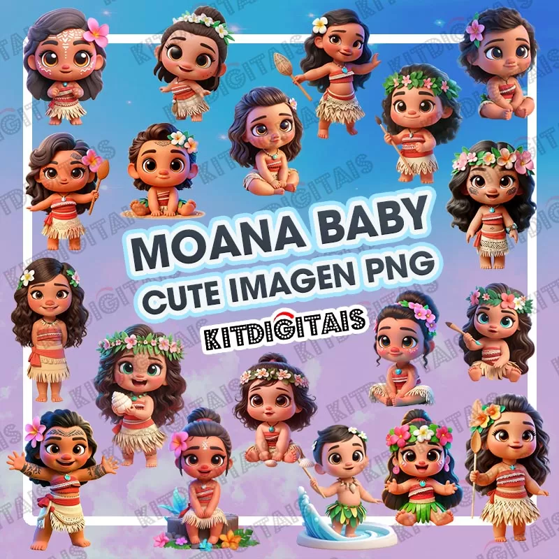Moana Baby Cute Clipart Png