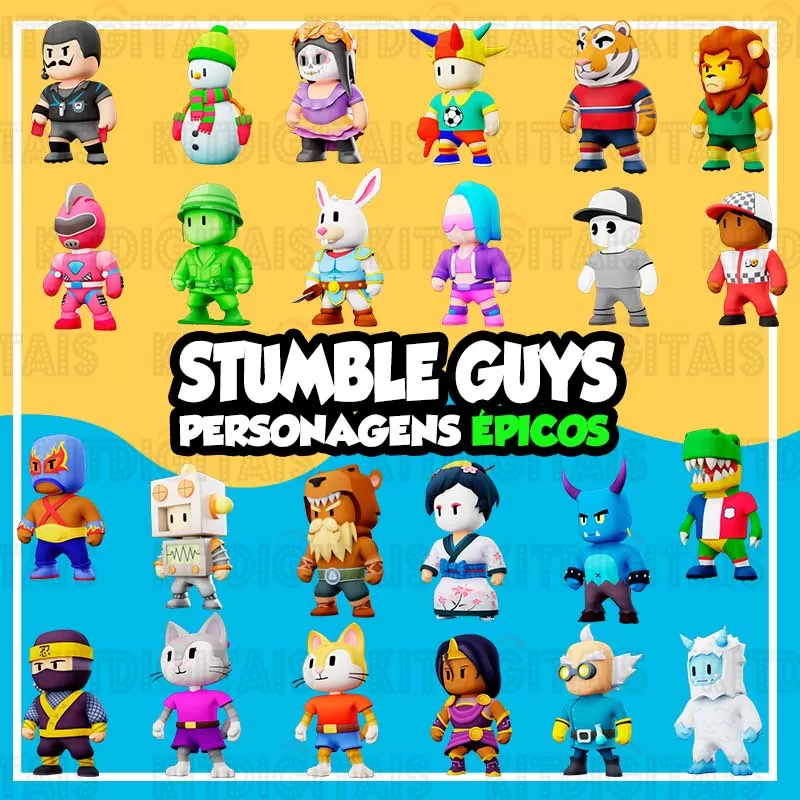 Stumble Guys Png Épicos 3.0