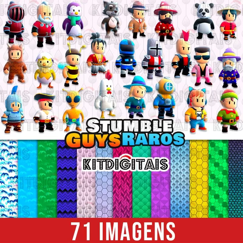 Kit Digital Stumble Guys Raros