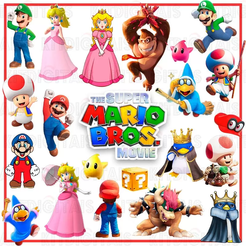 Kit Digital Super Mario Bross Filme Png