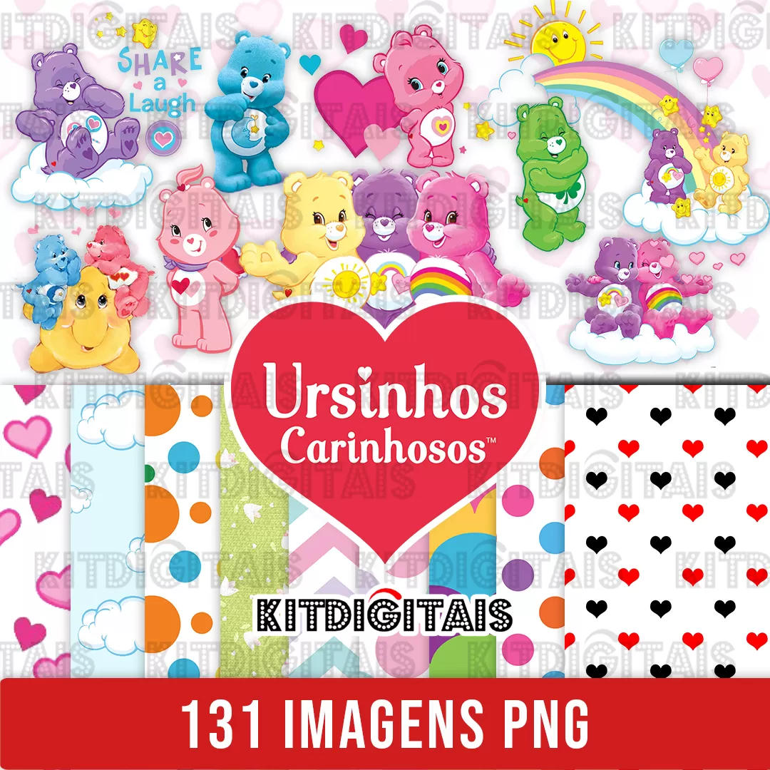 Kit Digital Ursinho Carinhosos