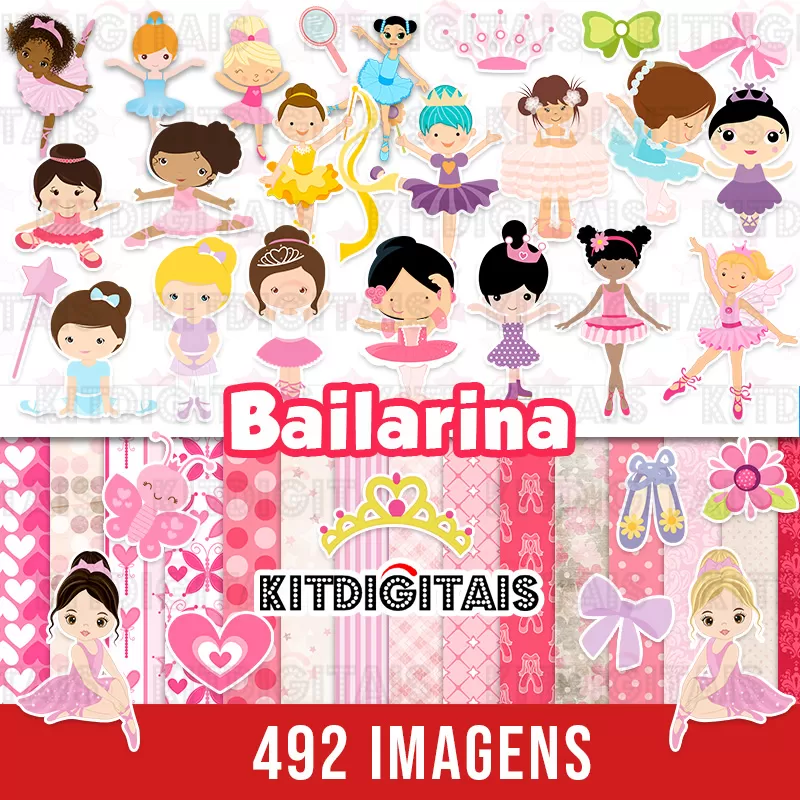 Kit Digital Bailarina