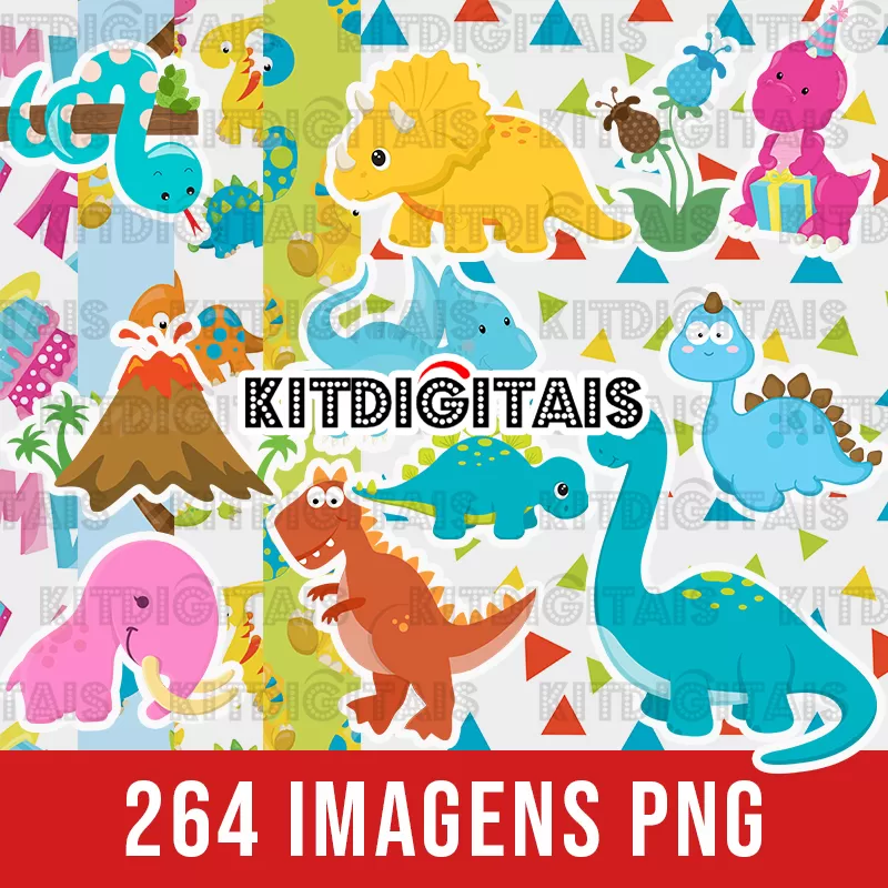 Kit Digital Dinossauro