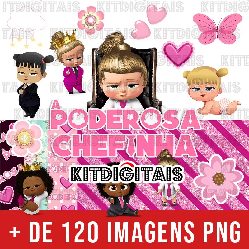 Kit Digital A Poderosa Chefinha Rosa
