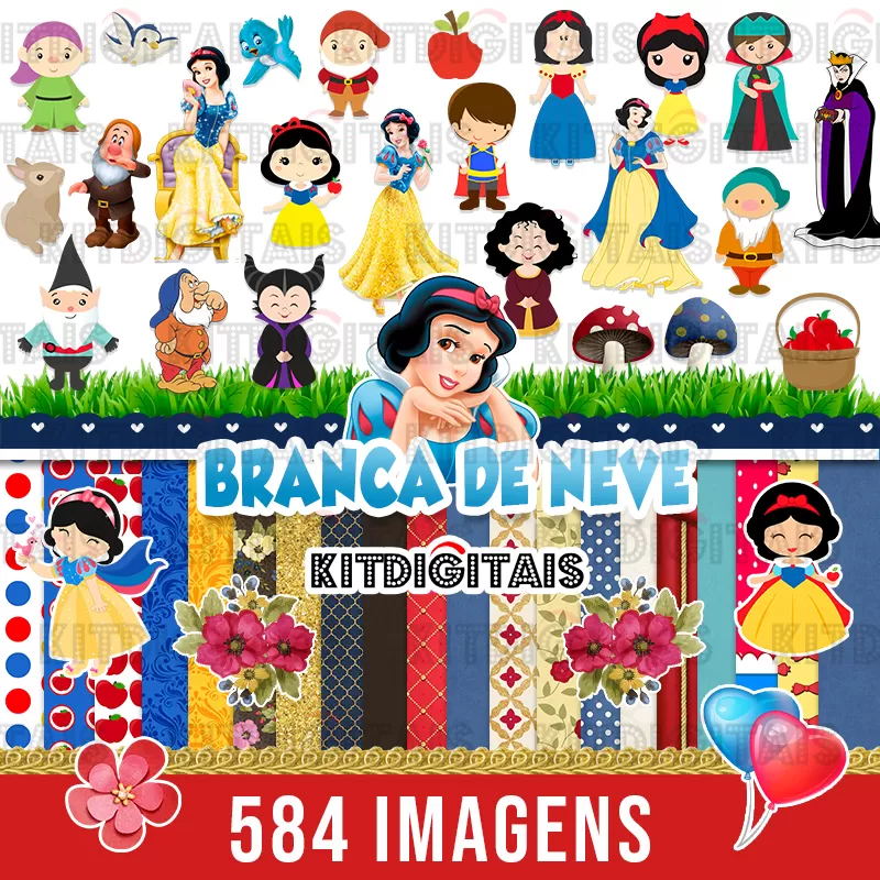 Kit Digital Branca de Neve
