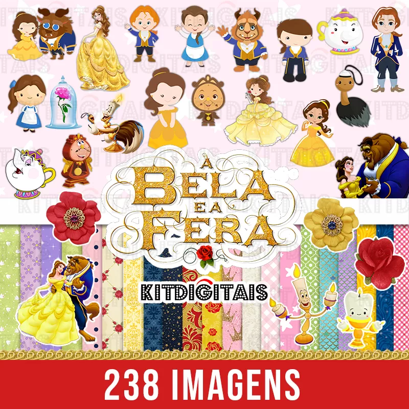 Kit Digital A Bela e A Fera