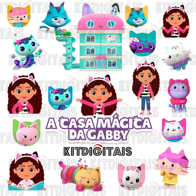 kit Digital Gabby Dollhouse