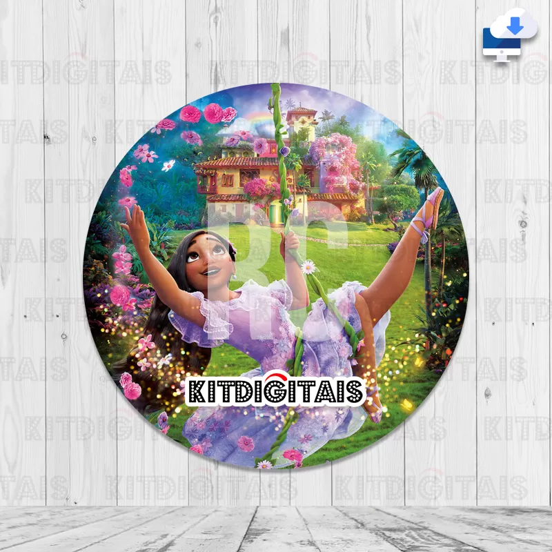 Encanto Disney Isabela Painel Aniversário