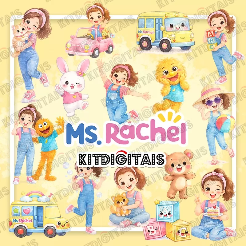 Ms Rachel Png Aquarela